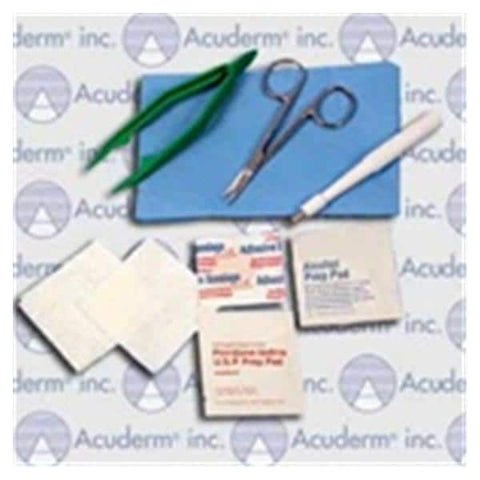 Acuderm, Inc Kit Biopsy Punch Acu-Punch 4mm With Gauze/Scissors/Forceps Sterile Each, 20 Each/BX - PK420