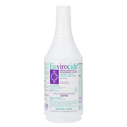 Viro Research Intl, Inc. Disinfectant Intermediate Level Envirocide 24 oz Each, 12 Each/CA - 13-3324