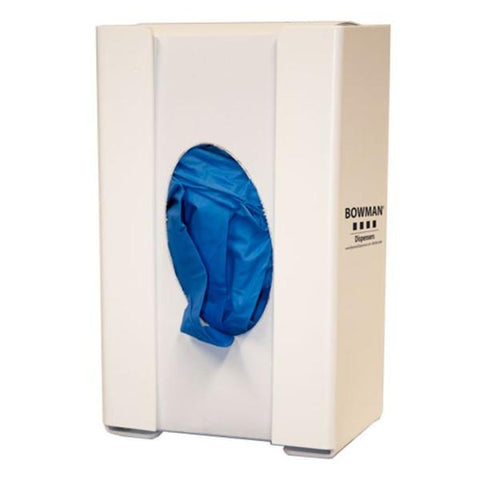 Bowman Medical Products Glove Dispenser Sintra Plastic Single White Each - GC-018