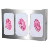 Bowman Medical Products Glove Box Holder Stainless Steel Triple Gray Each - GS-123