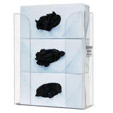 Bowman Medical Products Glove Dispenser PETG Plastic Triple Clear 6/Ca - GP-330
