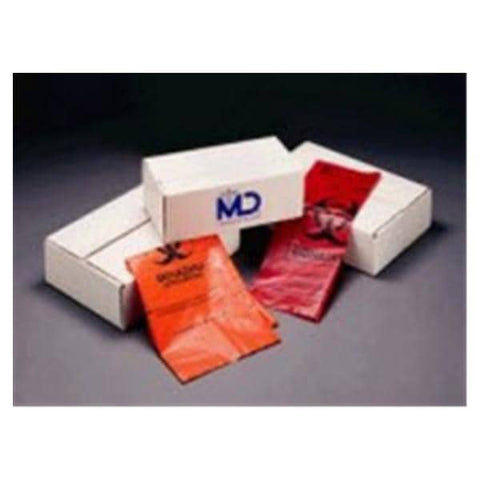 Medegen Medical Products, LLC Bag Biohazardous Autoclave 24x36" Clear/Red 100/CA - 8-250