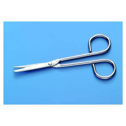 Busse Hospital Disposable Scissors Nurses 5-1/2" Sharp/Blunt Angled Stainless Steel Disposable 50/Ca - 773
