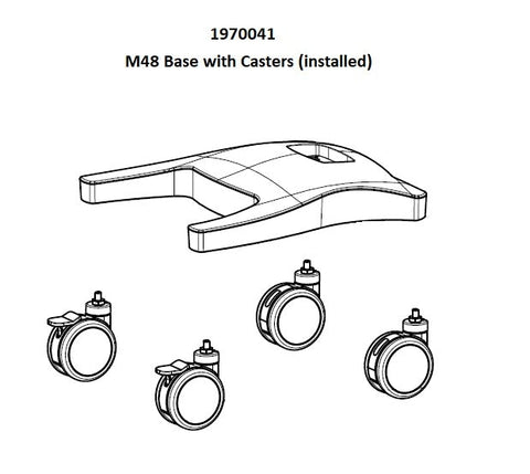 capsa M48 CareLink Base With Casters