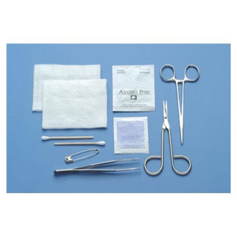 Busse Hospital Disposable Tray Instrument General Purpose With 5" Curved Mosquito Hemostat 20/Ca - 752