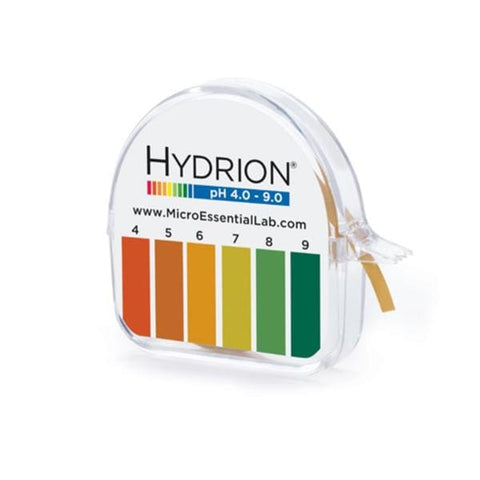 Micro Essential Labs Inc Hydrion pH Test Strip 4-9 Range 1Rl/Ea, 10 Each/BX - 55