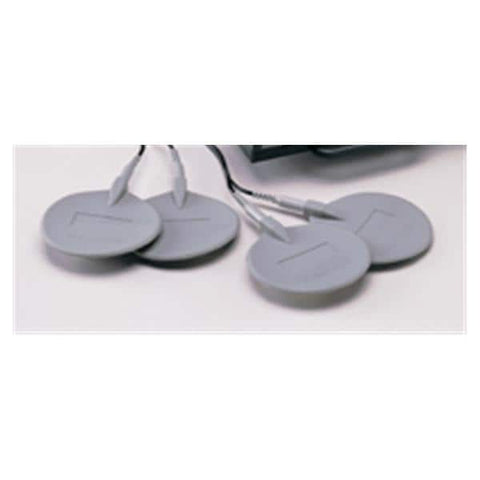 Amrex Electrotherapy Electrode Stimulating Flextrode 2" Pin Silicone Rubber Gray/Black Each - 02-F102