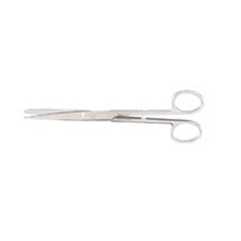Miltex Scissors Operating 7-1/2" Sharp/Blunt Straight Standard Stainless Steel Each - Integra Miltex - 5-19