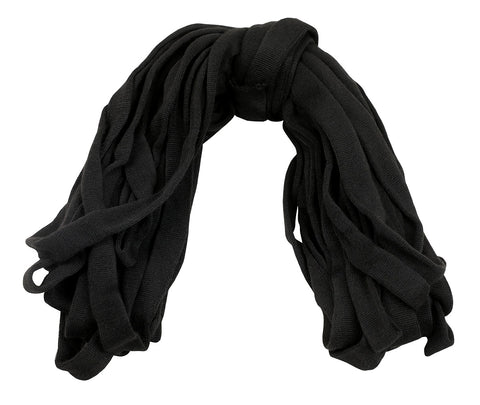 CanDo Black Polyester Stockinette - 1" x 25 yard