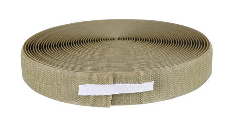 1" hook material, 10 yard, tan