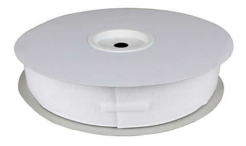 2" self-adhesive loop material, 25 yard dispenser box, white