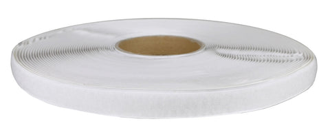 1/2" self-adhesive hook material, 25 yard dispenser box, white