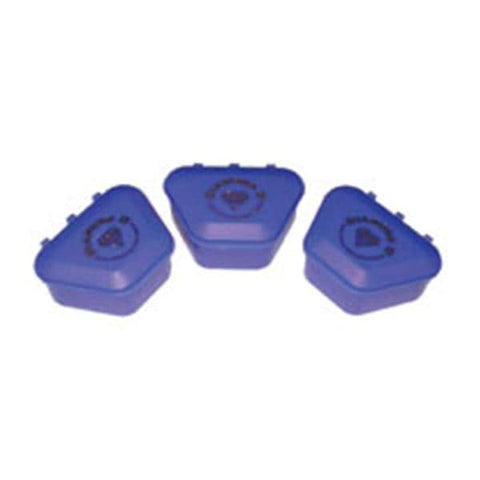 National Keystone Group Cup Denture Diamond D Plastic Blue 100/Pk - 9576306