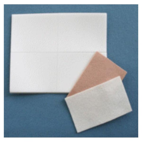 Aetna Felt Corporation Pad Orthopedic Heel & Lace Felt 4x2.5" 1/8" Thick Non-Adhesive White 100/Pk - 900243