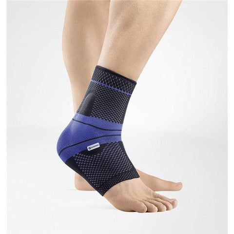 Bauerfeind USA, Inc Brace Support Malleotrain Ank Elastic/Knit Black/Blue Size 6 10.75-11.5" Left Each - 11000000000000