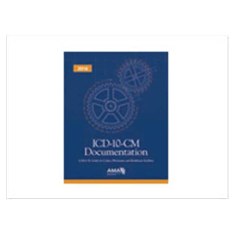 American Medical Association Book Instructional ICD-10-CM Documentation 2016 Each - OP168016