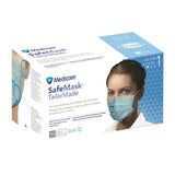 Medicom Mask Safe+Mask TailorMade ASTM Level 1 Blue 50/Bx, 10 BX/CA - 2070