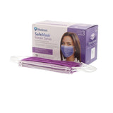 Medicom Mask Procedure SafeMask Master Series ASTM Level 3 Southern Bellflower Sz 50/Bx, 10 BX/CA - 2059