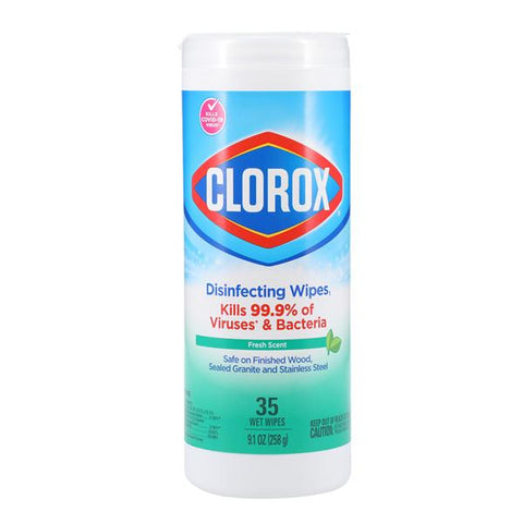 LAGASSE INC Wipes Disinfectant Clorox 35/Cn, 12 CN/CA - CLO01593CT