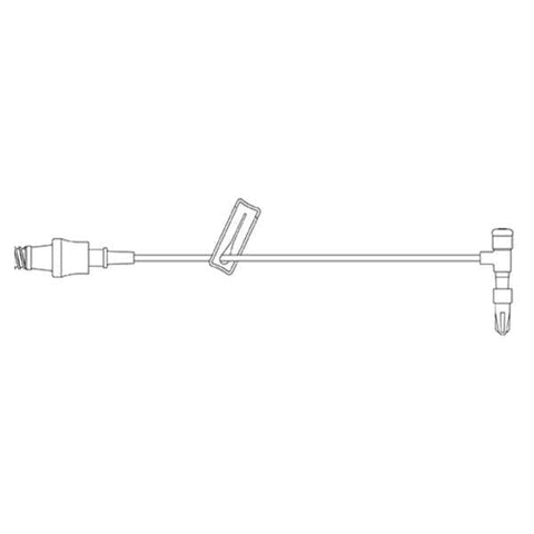 Icu Medical, Inc IV Extension Set Lifeshield 5-1/2" Prepierced T-Connector Gravity Each, 120 Each/CA - 12677-28