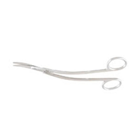 Miltex Scissors Surgical Miller 6-3/4" Blunt/Blunt Serrated Bayonet Shaped SS Each - Integra Miltex - 28-240