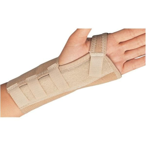 DJO, Inc Brace Procare Adult Wrist Cotton/Elastic Beige Size 7" X-Small Universal Each - 79-87092