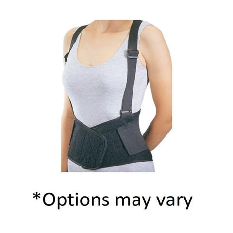 DJO, Inc Support Industrial Adult Back Mesh Black Size Large Each - 79-89087