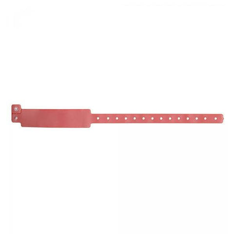Precision Dynamics Corp. Wristband Identification Veri Color Vinyl Red Adult 500/Bx - 140-16-PDM