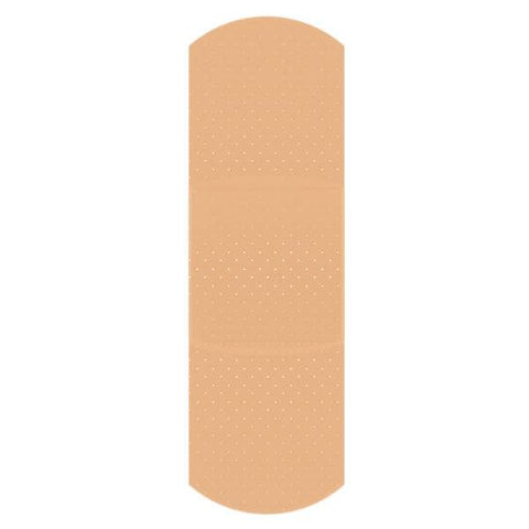 Dynarex Corporation Bandage Strips Fabric 1x3" Flexible Sheer/Flesh LF 100/Bx, 24 BX/CA - 3602