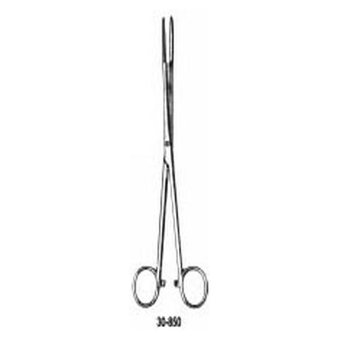 Miltex Forcep Dressing Maier 10" 5x30mm Jaw Serrated Straight Ratchet SS Each - Integra Miltex - 30-850