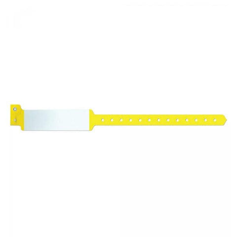 Precision Dynamics Corp. Wristband Identification Sentry SuperBand Polyester Yellow Adult 500/Box - 5040-14-PDM