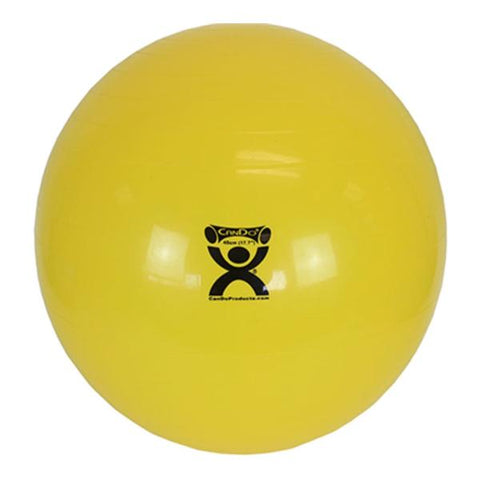 Fabrication Enterprises Ball Exercise CanDo Ribbed Plastic 18" Yellow Each - 30-1801