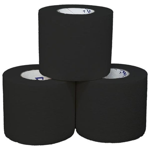 Arrowhead Athletics Tape Athletic ThinFlex Cotton/Polyester 3"x7.5yd Cohesive Black 16/Ca - TF300BLK