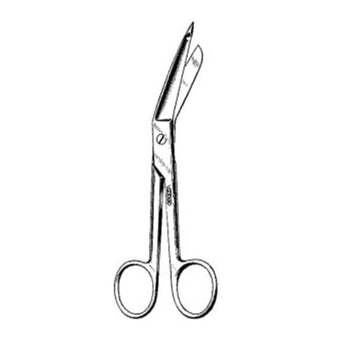 Miltex Scissors Bandage Lister 5-1/2" Sharp/Sharp Straight Standard SS Disposable 12/Pk - Integra Miltex - EG5-514