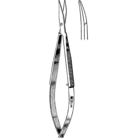 Sklar Instruments Scissors Tenotomy Westcott 4-1/4" Blunt/Blunt Smooth Curved Stainless Steel Each - 64-3146
