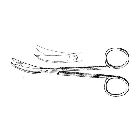 Integra Miltex Inc Scissors Stitch Spencer 3-1/4" Curved Stainless Steel Each - 125-184