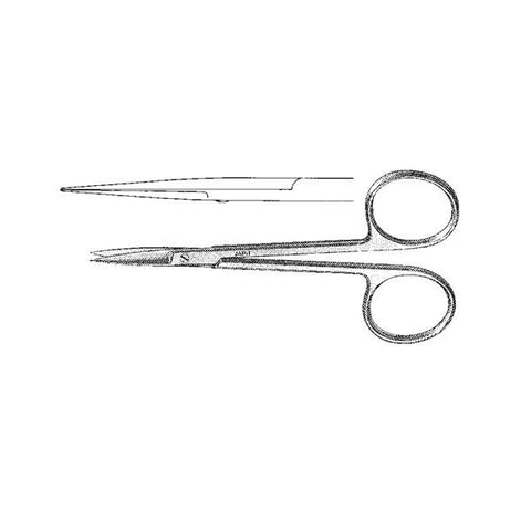 Integra Miltex Inc Scissors Iris 4-5/8" Sharp/Sharp Straight Stainless Steel Each - 360-100