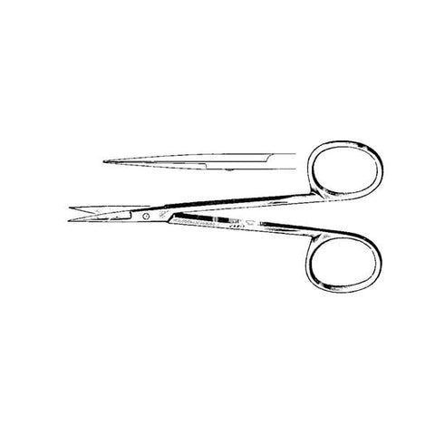 Integra Miltex Inc Scissors Iris 4-1/8" Straight Stainless Steel Each - 360-110