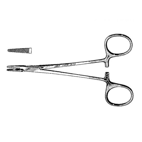 Integra Miltex Inc Holder Needle Halsey 5-1/4" Serrated Jaw Each - 121-121