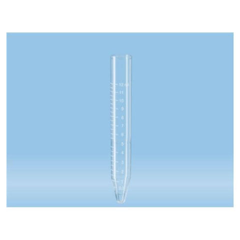 Sarstedt, Inc Centrifuge Tube Polystyrene 12ml 17x110mm Conical Bottom Non-Sterile Bag 1000/Bx - 57.462.300