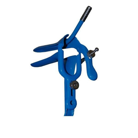 Medgyn Products Inc Speculum Vaginal Pederson Lletz 7/8x4" Medium Closed Tube Blue SS/Ct Eachch - 38041