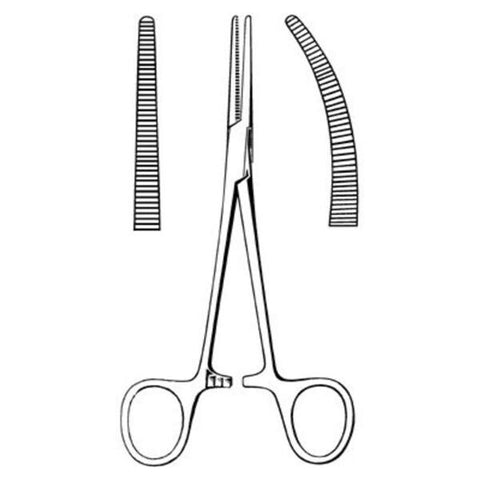 Sklar Instruments Forcep Crile Merit 5-1/2" Serrated Straight Stainless Steel Each - 97-447