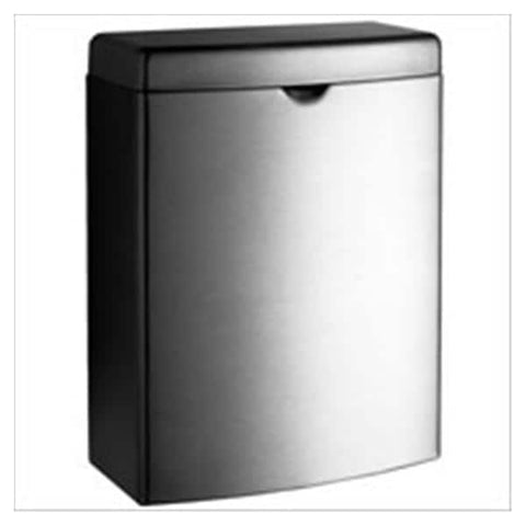 Bobrick Disposal Sanitary Napkin Contura Series Stainless Steel Stn W/ Piano-Hinge Each - 270