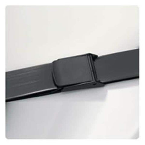 Patterson Med(Sammons Preston) Belt Gait/Transfer EZ Clean Rib/Torso Vinyl Black Eachch - 926839