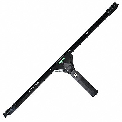 12 W Straight Rubber Window Squeegee Without Handle Black
