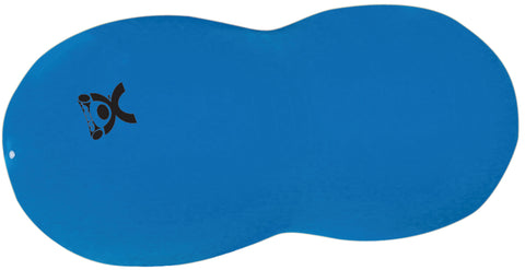 CanDo Inflatable Exercise Saddle Roll - Blue - 32" Dia x 51" L (80 cm Dia x 130 cm L)