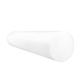 CanDo Foam Roller - Jumbo - White PE foam - 8" x 36" - Round