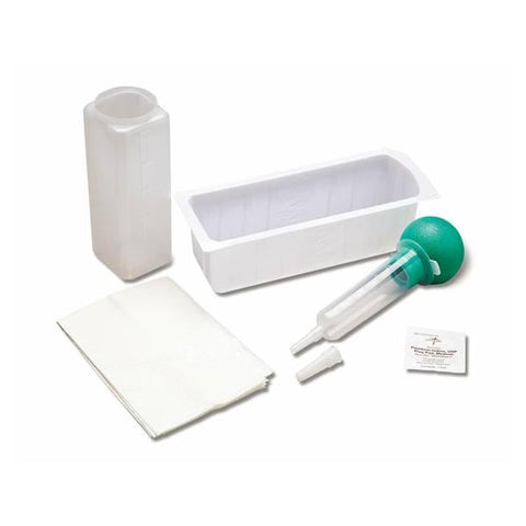 Medline Industries Inc Tray Syringe Irrigation With 60mL Bulb Syringe LF Sterile 20/Ca - DYND20102