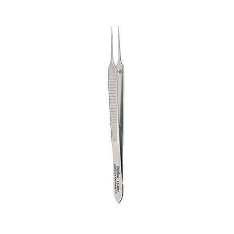 Miltex Forcep Suture McPherson 3-1/2" 0.2mm/Tying Platform Straight 1x2Tth Micro SS Each - Integra Miltex - 18-837