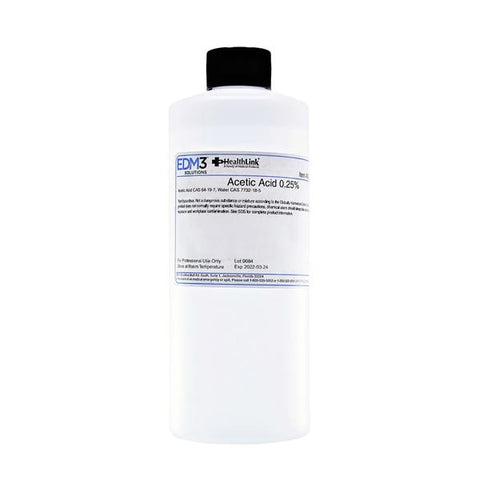 EDML, LLC Acetic Acid Reagent 0.25% 16oz 16oz/Bt - 400405